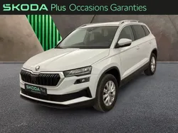 Blanc lune métallisée Utilisé 2024 Skoda Karoq Ambition SUV | 26 990 € (Bon prix)