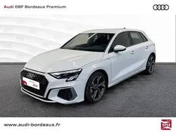 Blanc glacier métallisé Utilisé 2022 Audi A3 S-Line | 29 590 € (Prix assez cher)