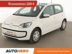 Blanc Utilisé 2015 VW up! move up! Citadine | 7 790 € (Prix juste)
