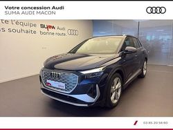 Bleu navarre métallisé Occasion 2022 Audi Q4 e-tron S-Line SUV | 37 990 € (Prix assez cher)