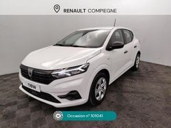 Blanc Occasion 2022 Dacia Sandero Essentiel Citadine | 11 990 € (Prix juste)