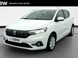 Blanc Utilisé 2022 Dacia Sandero Comfort Citadine | 12 479 € (Bon prix)