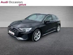 Noir Utilisé 2024 Audi A3 Sportback S-Line Berline | 38 495 € (Prix juste)