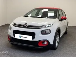 Blanc Utilisé 2019 Citroën C3 PureTech Citadine | 9 499 € (Prix juste)