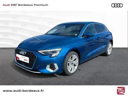 Bleu Utilisé 2022 Audi A3 Sportback Design Berline | 28 990 € (Prix juste)