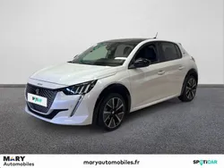 Blanc Utilisé 2020 Peugeot e-208 GT-line Citadine | 14 450 € (Bon prix)