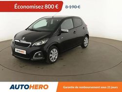 Noir Utilisé 2019 Peugeot 108 Style Citadine | 7 390 € (Bon prix)