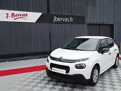 Blanc Utilisé 2020 Citroën C3 Live Citadine | 13 790 € (Prix cher)