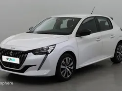 Blanc banquise (o) Utilisé 2023 Peugeot 208 Active Citadine | 16 499 € (Prix juste)