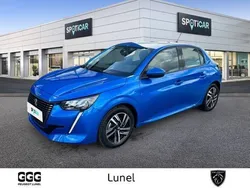 Bleu Utilisé 2020 Peugeot 208 Allure Citadine | 12 870 € (Prix juste)