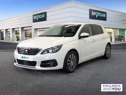 Blanc Utilisé 2021 Peugeot 308 Allure Berline | 15 690 € (Prix juste)