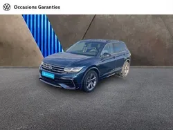 Bleu Utilisé 2022 VW Tiguan R-line SUV | 31 979 € (Prix juste)