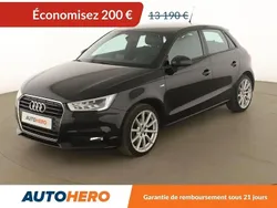Noir Utilisé 2016 Audi A1 Sportback S-Line Citadine | 12 990 € (Prix juste)