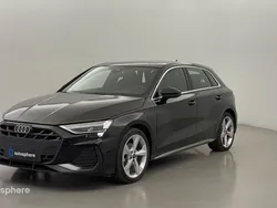 Noir Utilisé 2024 Audi A3 Sportback S-Line Berline | 36 299 € (Prix juste)