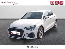 Blanc ibis Utilisé 2021 Audi A3 Sportback e-tron S-Line Berline | 25 990 € (Prix juste)