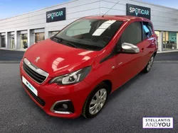 Rouge Utilisé 2019 Peugeot 108 Style Citadine | 8 990 € (Prix juste)