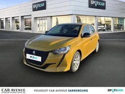 Jaune Utilisé 2020 Peugeot 208 S Citadine | 10 290 € (Bon prix)
