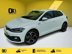 Blanc Utilisé 2021 VW Polo R-line Berline | 19 490 € (Prix juste)