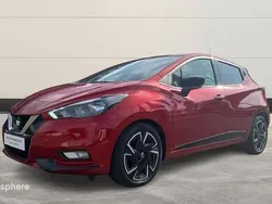 Rouge Utilisé 2022 Nissan Micra Citadine | 13 999 € (Prix juste)