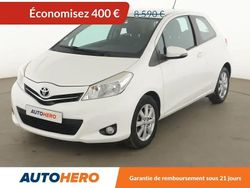 Blanc Utilisé 2014 Toyota Yaris Citadine | 8 190 € (Prix juste)