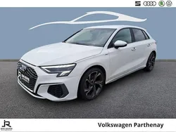 Blanc Utilisé 2023 Audi A3 S-Line | 33 490 € (Prix assez cher)