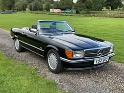 Noir Utilisé 1988 Mercedes SL300 Cabriolet | 43 652 €