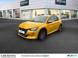 Jaune Utilisé 2021 Peugeot e-208 Style Citadine | 15 590 € (Prix juste)