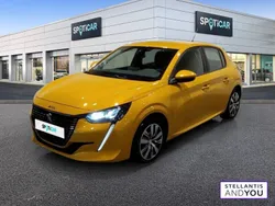 Jaune Utilisé 2020 Peugeot 208 Business-Line Citadine | 9 980 € (Prix juste)