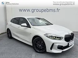 Blanc Utilisé 2021 BMW 118 M Sport Citadine | 24 900 € (Prix assez cher)