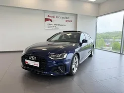 Bleu navarre métallisé Utilisé 2024 Audi A4 S-Line Break | 43 780 € (Prix juste)