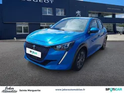 Bleu Utilisé 2021 Peugeot e-208 Style Citadine | 17 400 € (Prix assez cher)