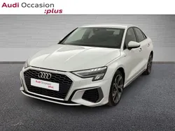 Blanc glacier métallisé Utilisé 2022 Audi A3 S-Line Berline | 31 900 € (Prix juste)