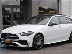 Blanc Utilisé 2021 Mercedes C220 AMG line Break | 34 990 € (Prix cher)