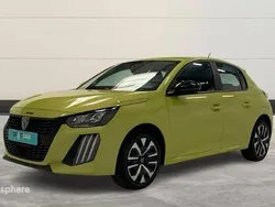 Jaune Utilisé 2024 Peugeot 208 Active Citadine | 15 999 € (Prix juste)