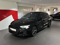 Noir mythic métallisé Utilisé 2021 Audi A3 S-Line | 31 980 € (Prix assez cher)