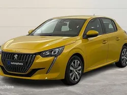 Jaune Utilisé 2020 Peugeot 208 Active Citadine | 11 799 € (Prix juste)