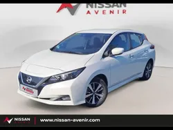 Blanc Utilisé 2021 Nissan Leaf Acenta Citadine | 14 991 € (Prix juste)