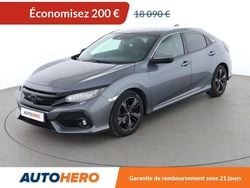 Gris Utilisé 2018 Honda Civic Exclusive Berline | 17 890 € (Bon prix)