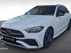 Blanc Nouvelle 2025 Mercedes C220 AMG line Break | 62 900 €