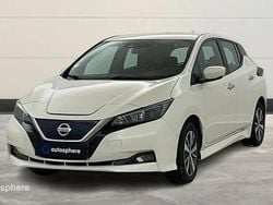 Blanc Utilisé 2021 Nissan Leaf Acenta Citadine | 14 499 € (Prix juste)