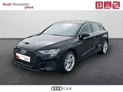 Noir Utilisé 2024 Audi A3 Sportback Sport Berline | 28 890 € (Prix juste)