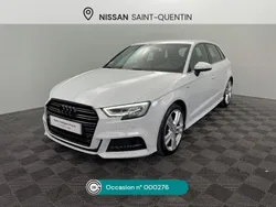 Blanc Utilisé 2019 Audi A3 Sportback S-Line Berline | 22 990 € (Prix juste)