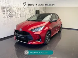 Rouge Utilisé 2022 Toyota Yaris Hybrid Citadine | 20 990 € (Prix juste)