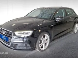 Noir Utilisé 2019 Audi A3 Sportback S-Line Berline | 23 980 € (Bon prix)