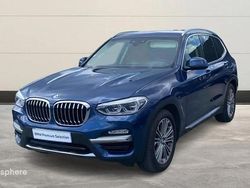 Bleu Utilisé 2018 BMW X3 Luxury Line SUV | 26 999 € (Prix juste)