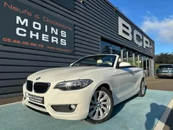Blanc Utilisé 2017 BMW 218 Sport Line Cabriolet | 23 990 € (Prix juste)