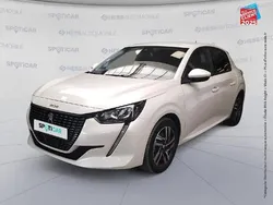 Blanc Utilisé 2021 Peugeot 208 Allure Citadine | 13 999 € (Bon prix)