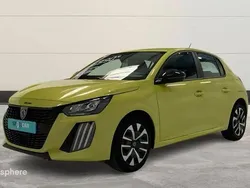 Jaune Utilisé 2024 Peugeot 208 Active Citadine | 16 299 € (Prix juste)