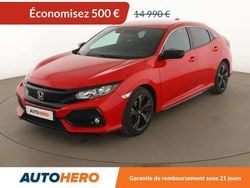 Rouge Occasion 2017 Honda Civic Executive Berline | 14 490 € (Prix juste)
