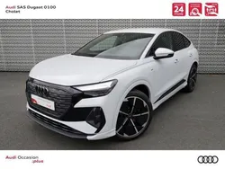 Blanc Utilisé 2024 Audi Q4 e-tron S-Line SUV | 48 990 €